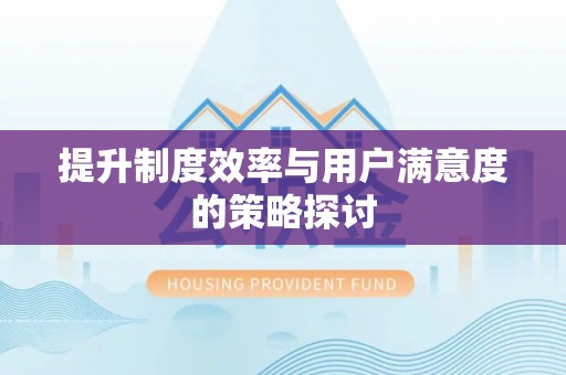 理塘提升制度效率与用户满意度的策略探讨